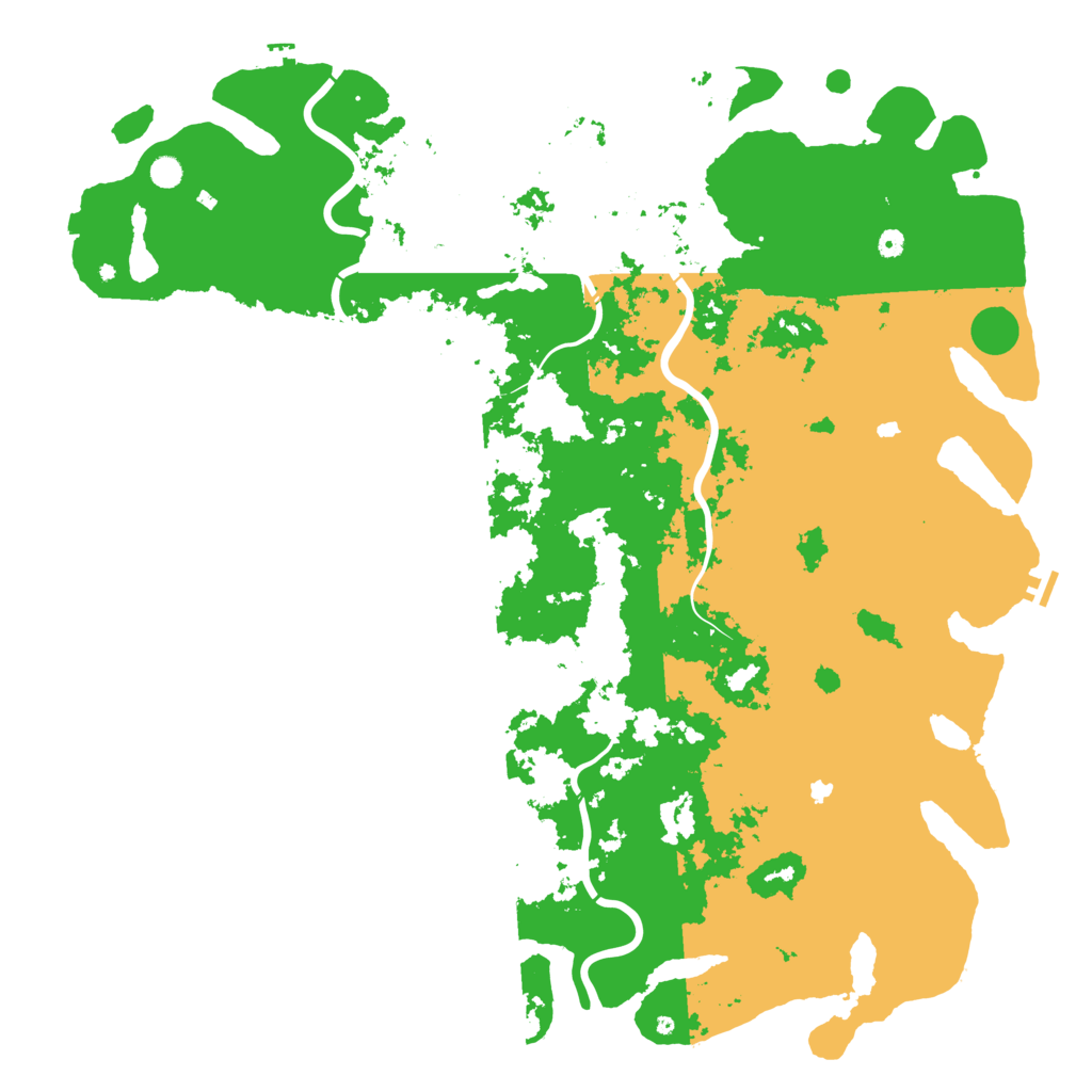 Biome Rust Map: Procedural Map, Size: 6000, Seed: 4597