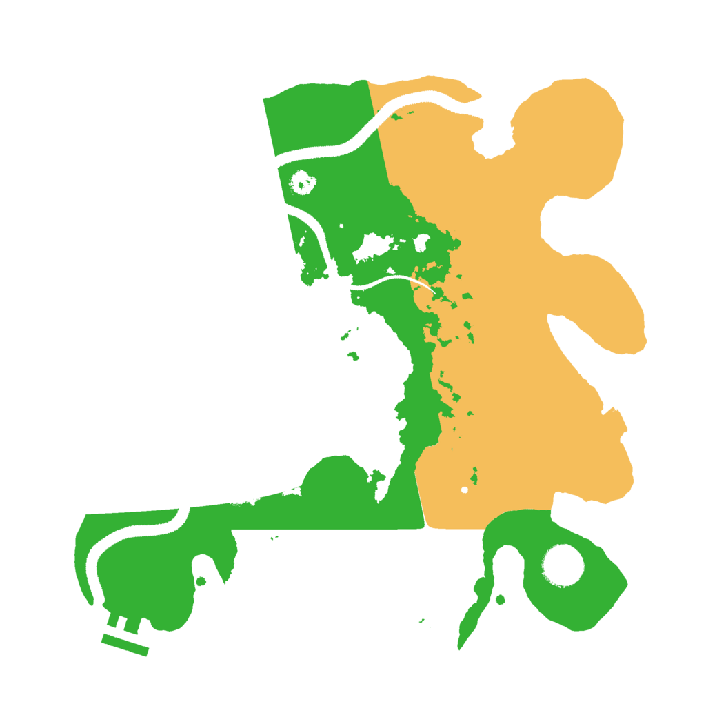 Biome Rust Map: Procedural Map, Size: 3000, Seed: 2083549717