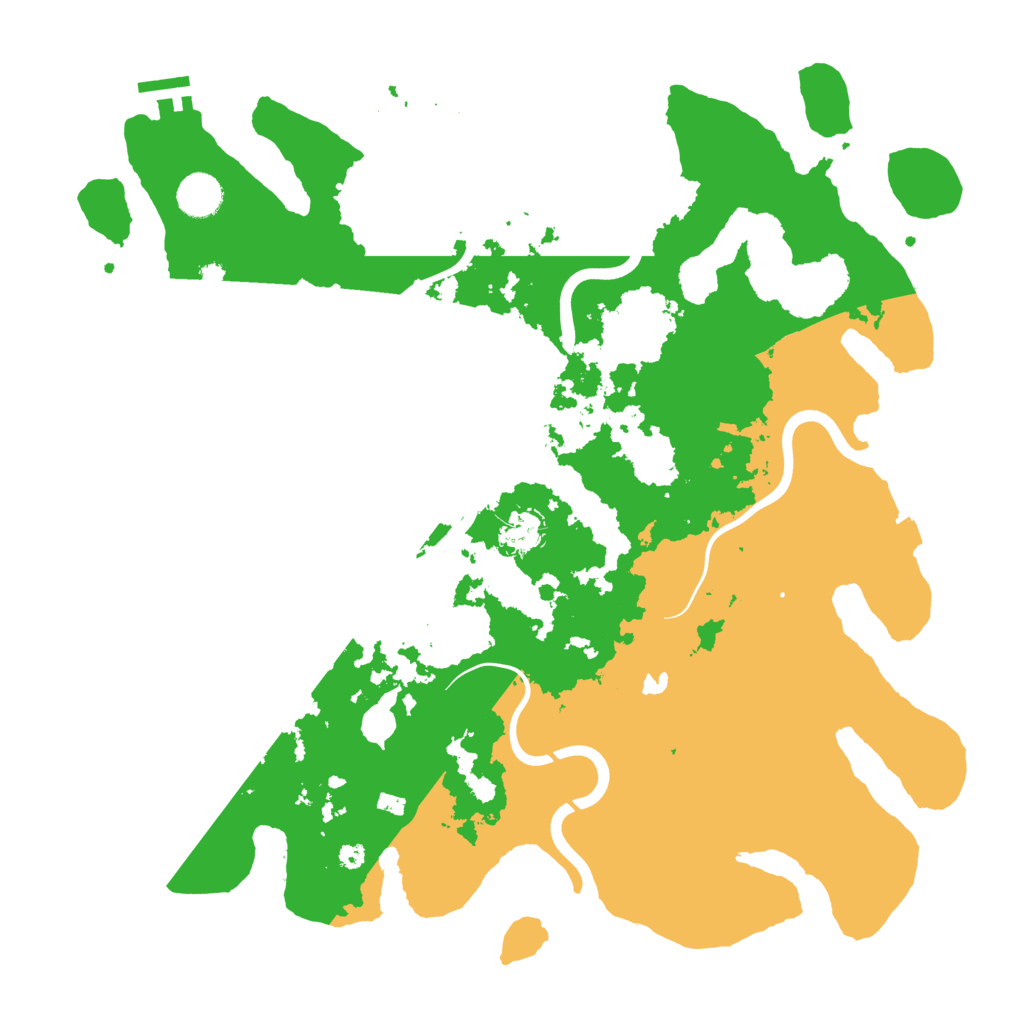 Biome Rust Map: Procedural Map, Size: 4000, Seed: 1443006625