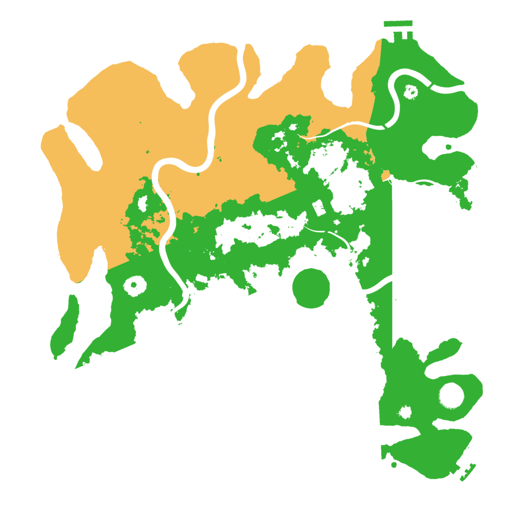 Biome Rust Map: Procedural Map, Size: 3700, Seed: 1731740525