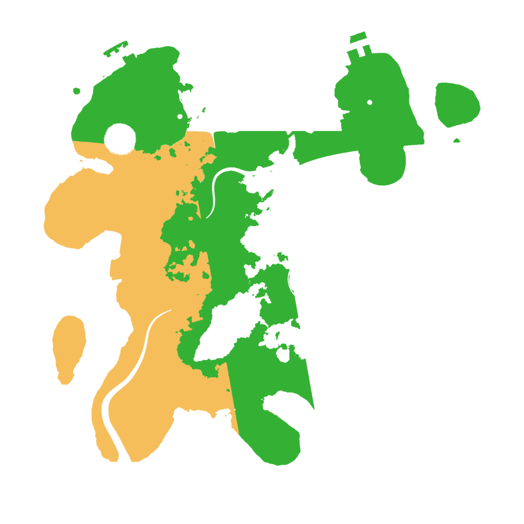 Biome Rust Map: Procedural Map, Size: 3000, Seed: 1776989278