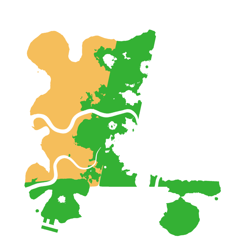 Biome Rust Map: Procedural Map, Size: 3000, Seed: 69567