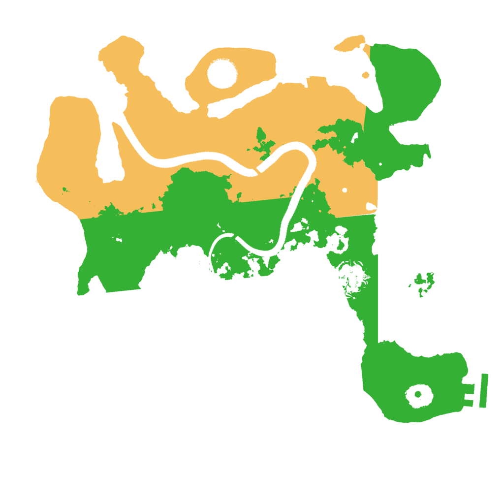 Biome Rust Map: Procedural Map, Size: 3000, Seed: 564746774