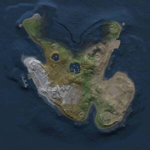 Thumbnail Rust Map: Procedural Map, Size: 2000, Seed: 1099671190, 7 Monuments