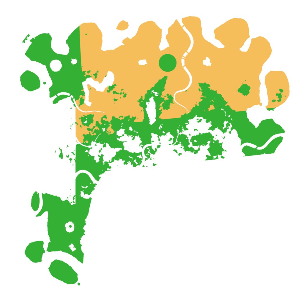 Biome Rust Map: Procedural Map, Size: 4500, Seed: 112652166