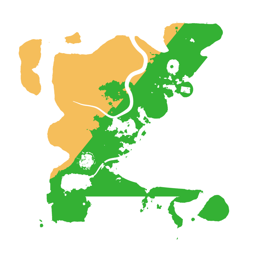 Biome Rust Map: Procedural Map, Size: 3000, Seed: 47812