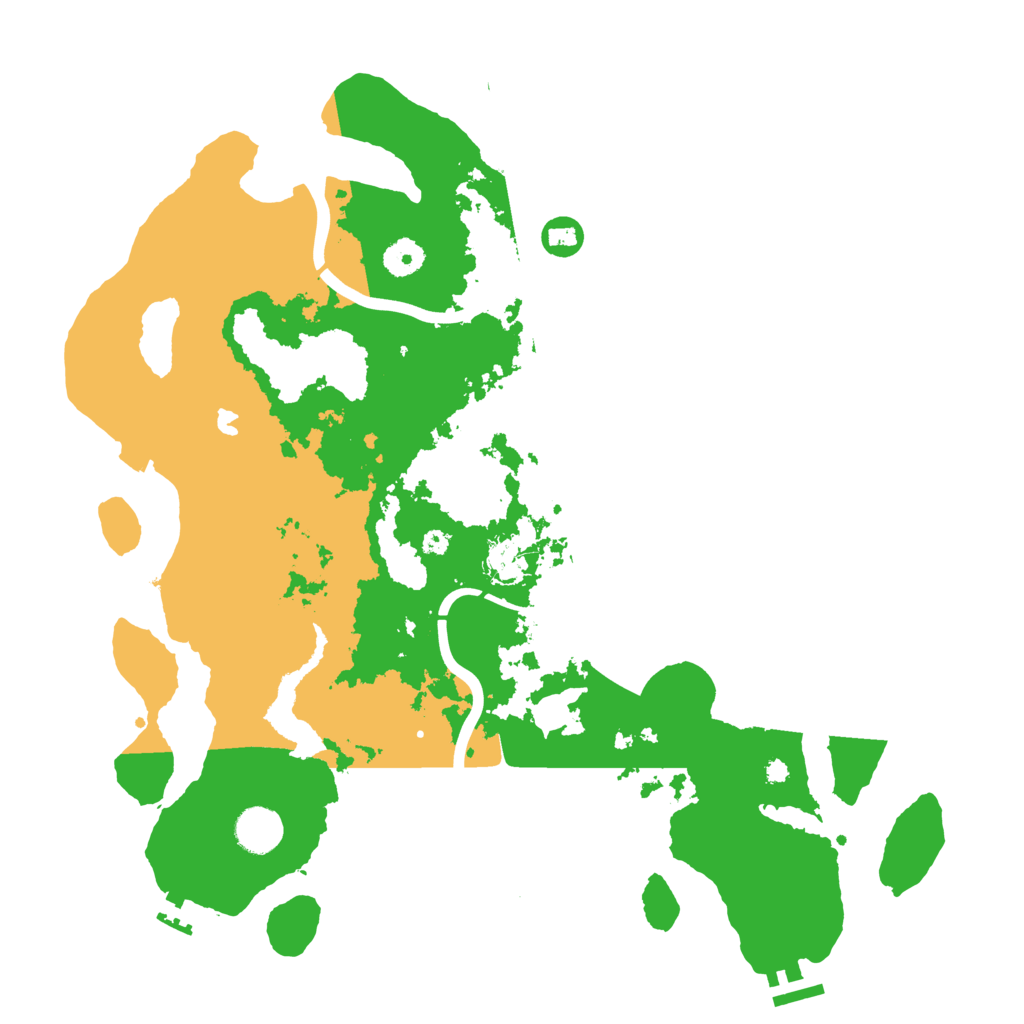 Biome Rust Map: Procedural Map, Size: 4000, Seed: 305171059