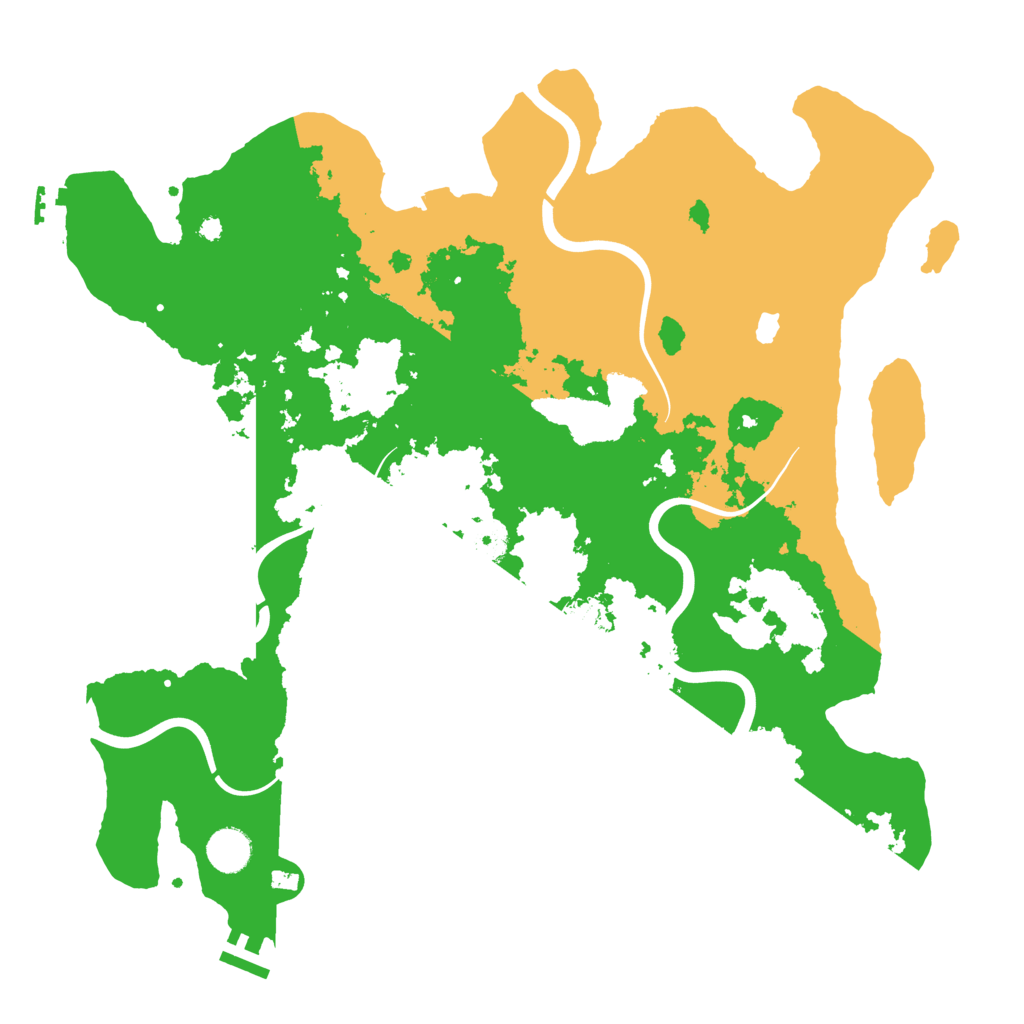 Biome Rust Map: Procedural Map, Size: 4050, Seed: 1571118008
