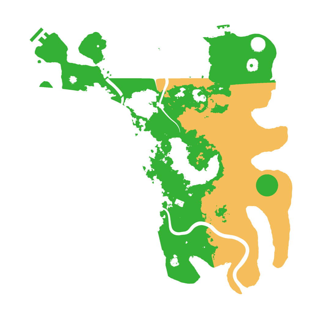 Biome Rust Map: Procedural Map, Size: 3750, Seed: 392198969
