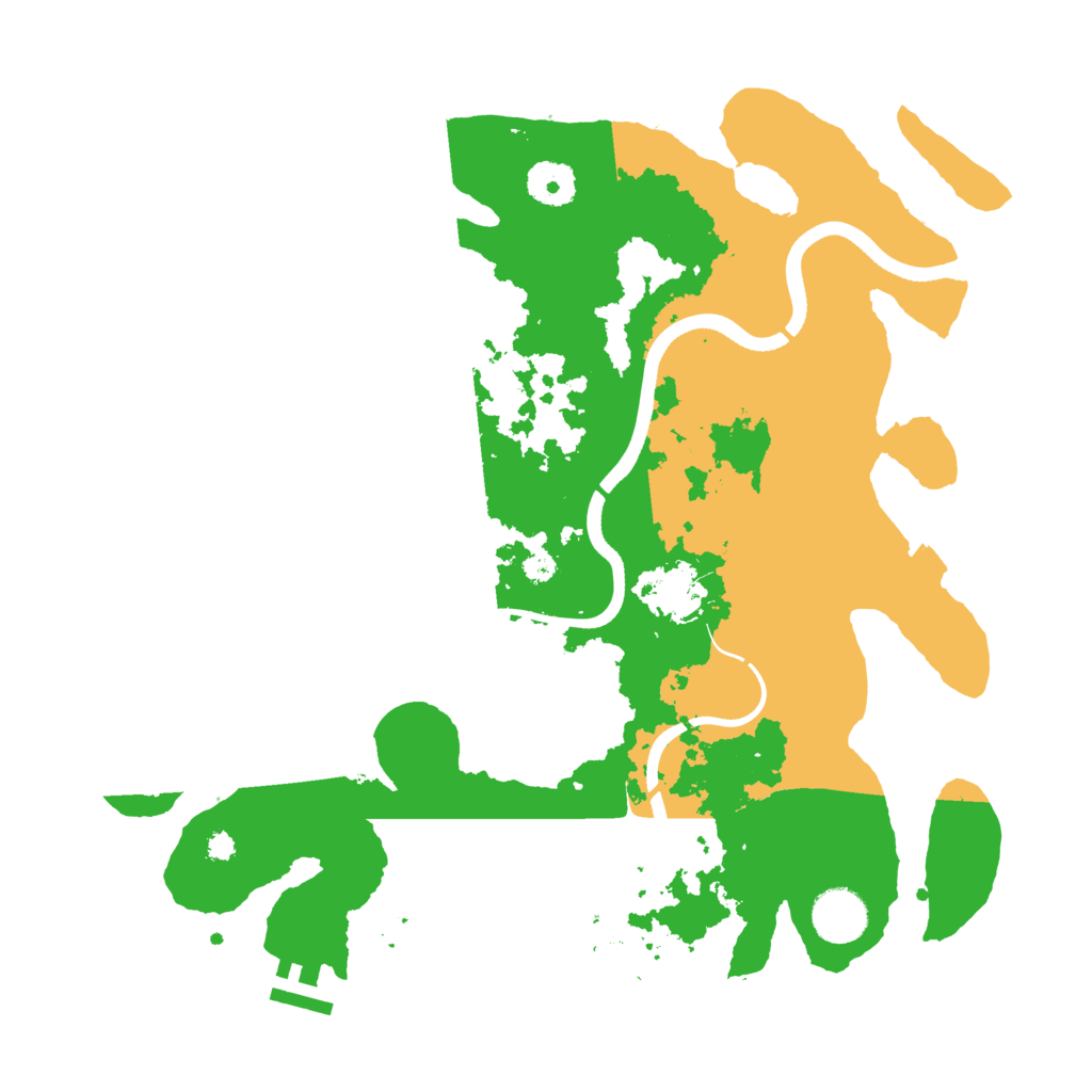 Biome Rust Map: Procedural Map, Size: 3500, Seed: 1944024798