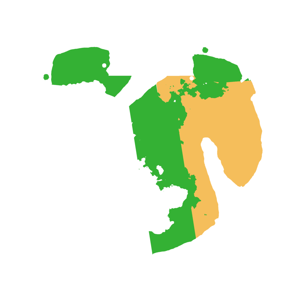 Biome Rust Map: Procedural Map, Size: 2100, Seed: 306126985