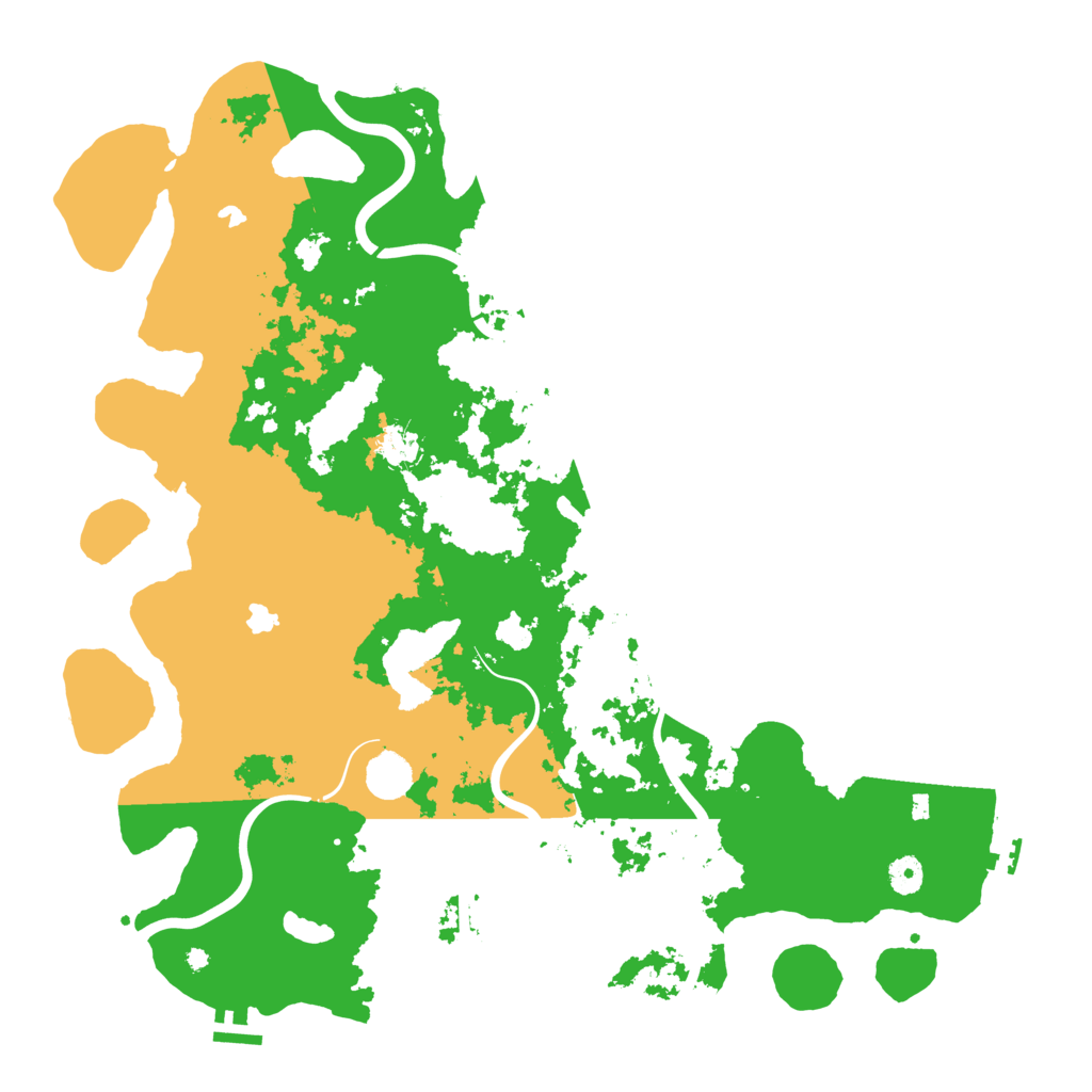 Biome Rust Map: Procedural Map, Size: 4500, Seed: 149120156