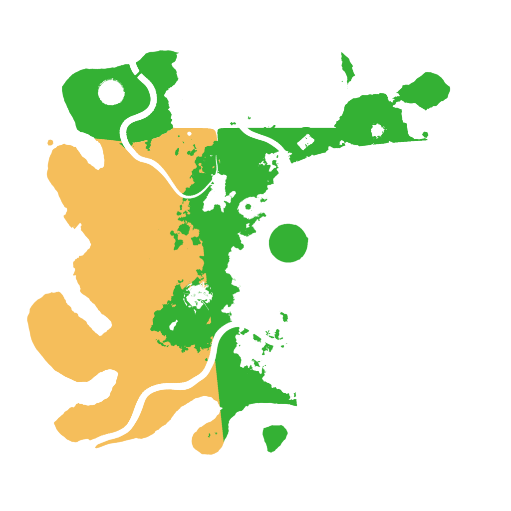 Biome Rust Map: Procedural Map, Size: 3500, Seed: 374489908