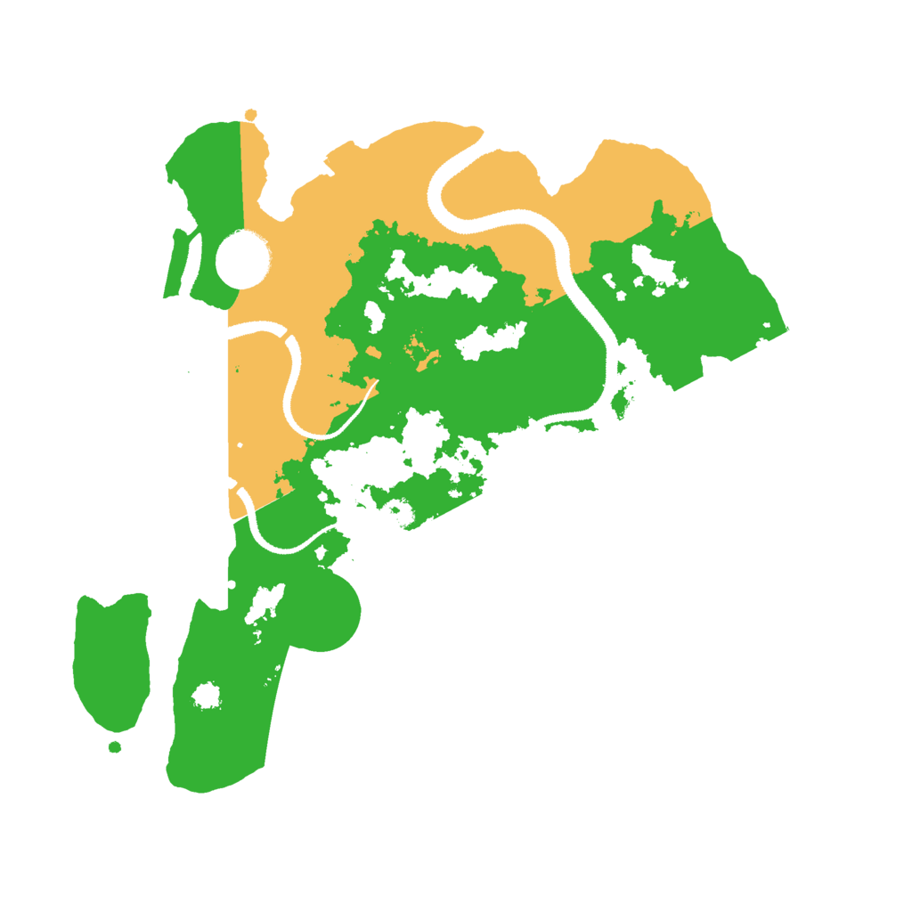 Biome Rust Map: Procedural Map, Size: 3000, Seed: 94729