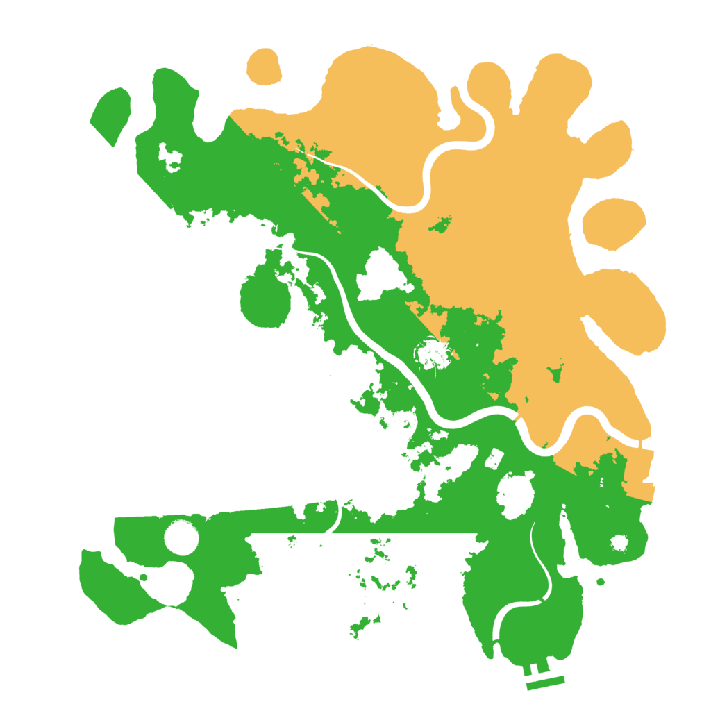 Biome Rust Map: Procedural Map, Size: 3750, Seed: 98734