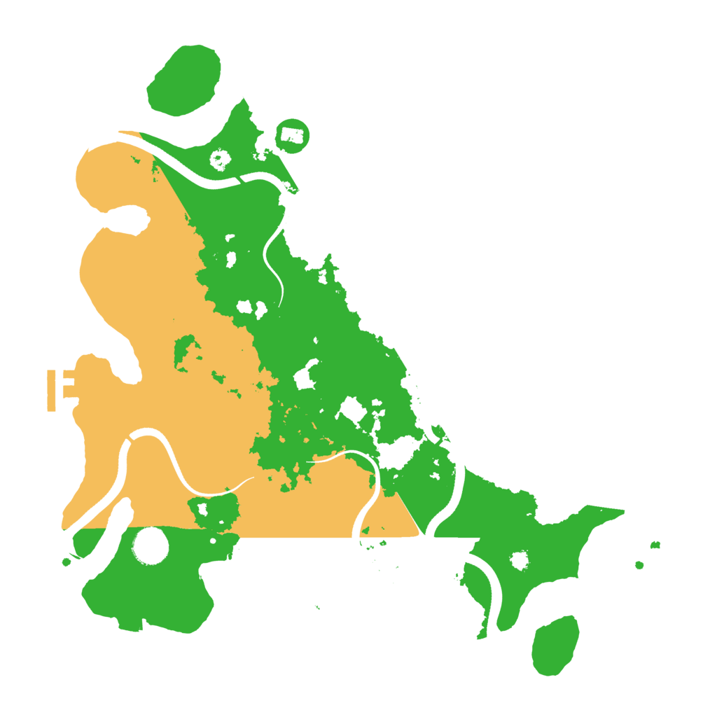 Biome Rust Map: Procedural Map, Size: 3500, Seed: 731923063