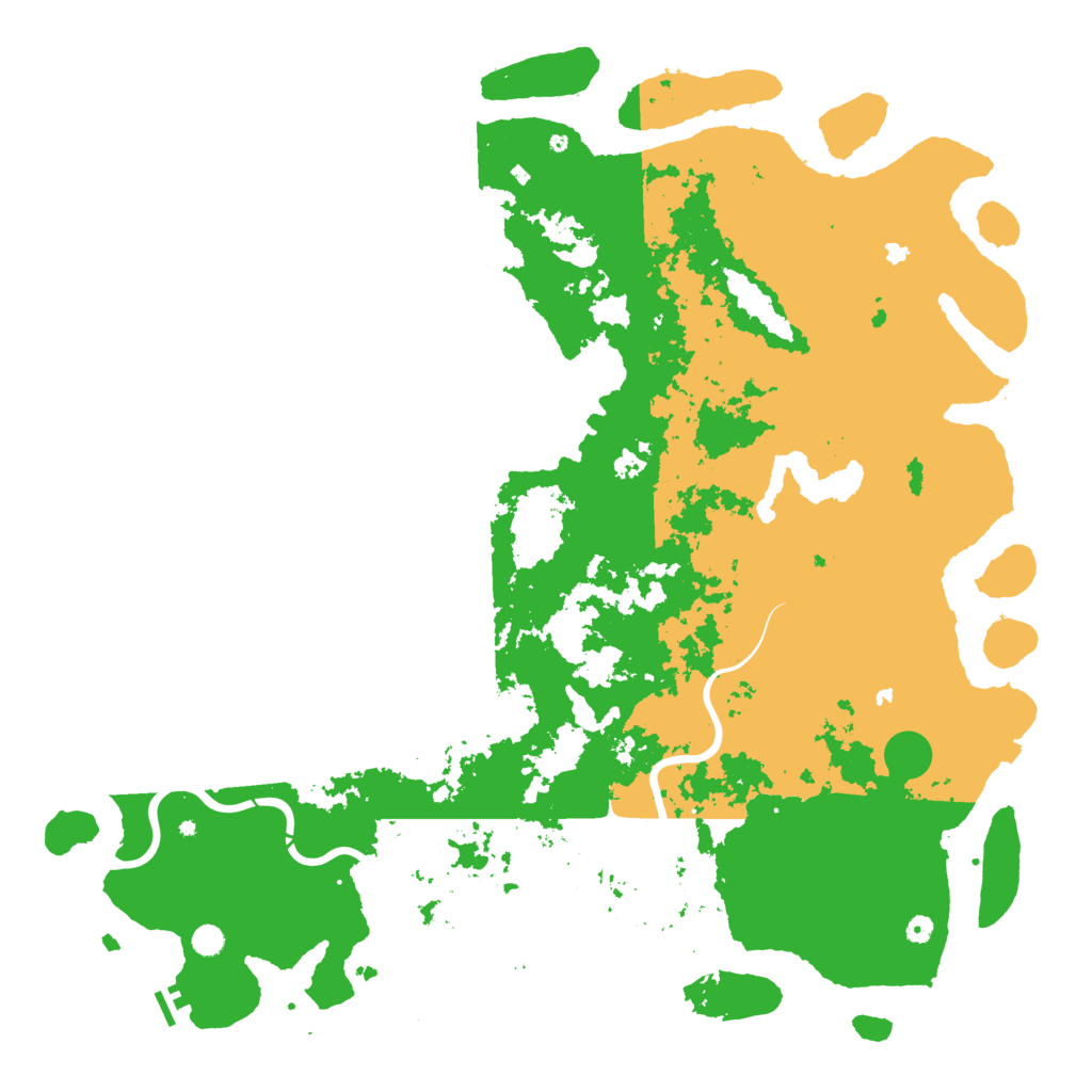 Biome Rust Map: Procedural Map, Size: 6000, Seed: 424983754