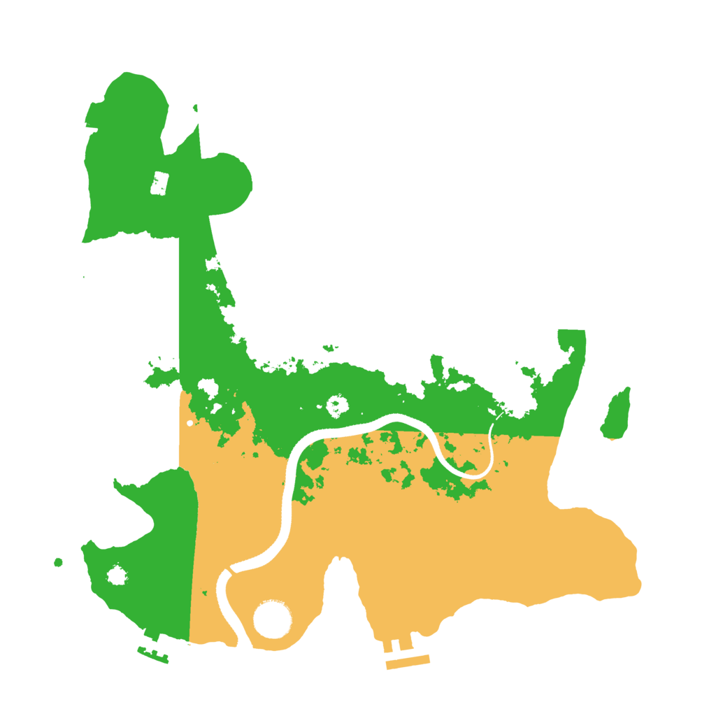 Biome Rust Map: Procedural Map, Size: 3300, Seed: 2013967146