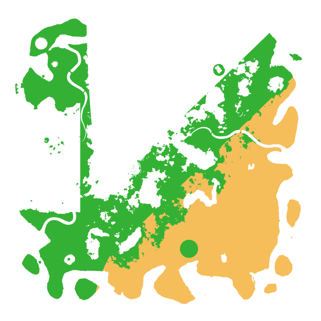 Biome Rust Map: Procedural Map, Size: 4699, Seed: 123456789