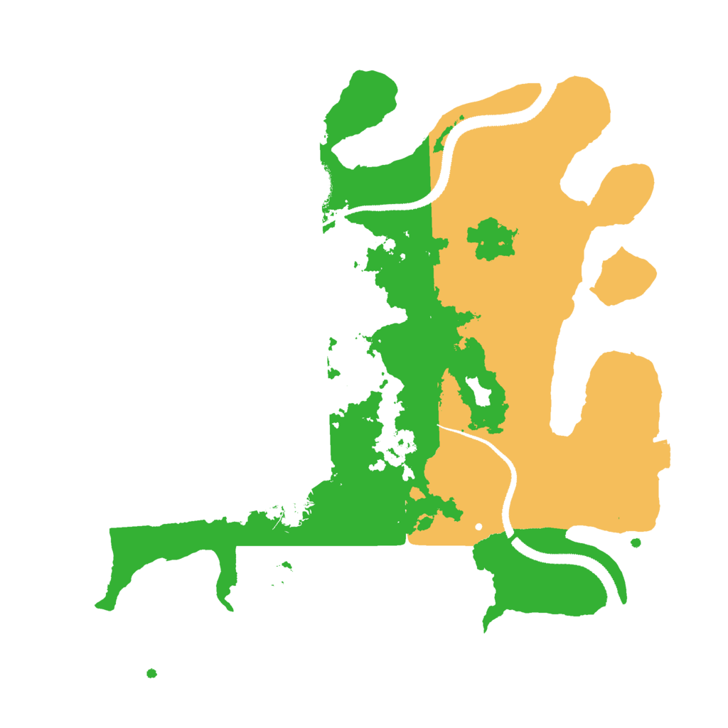 Biome Rust Map: Procedural Map, Size: 3000, Seed: 1555185846