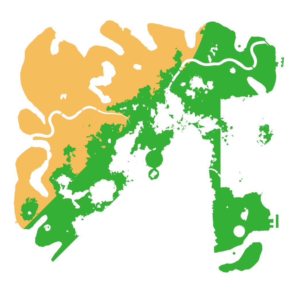 Biome Rust Map: Procedural Map, Size: 4500, Seed: 796814621