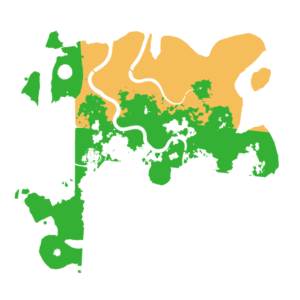 Biome Rust Map: Procedural Map, Size: 3650, Seed: 623212792