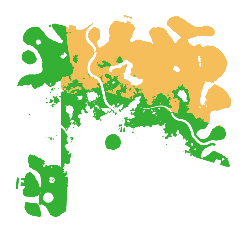 Biome Rust Map: Procedural Map, Size: 4200, Seed: 1455619929