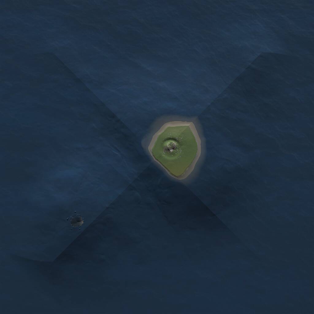 Rust Map: Procedural Map, Size: 1000, Seed: 2018731733, 1 Monuments