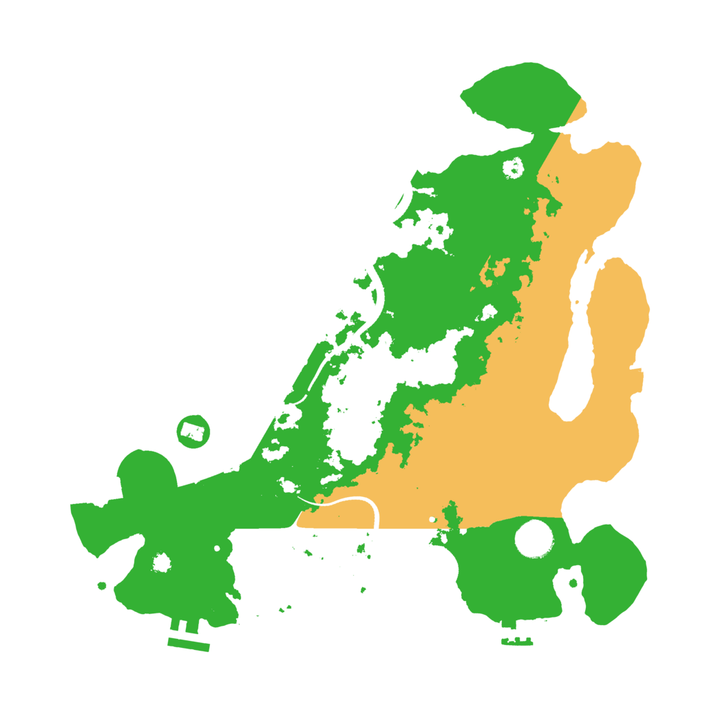 Biome Rust Map: Procedural Map, Size: 3400, Seed: 999192636