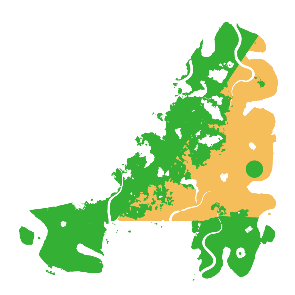 Biome Rust Map: Procedural Map, Size: 4500, Seed: 490385537