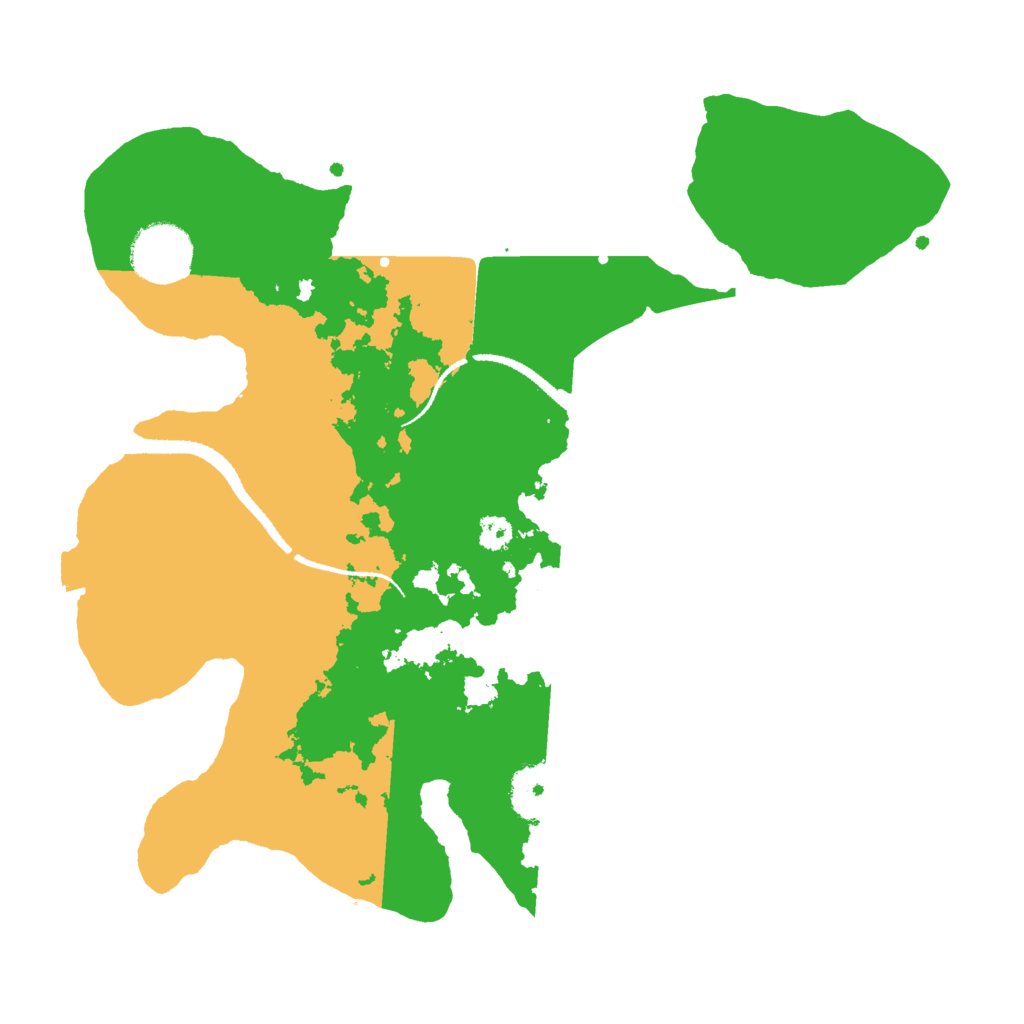 Biome Rust Map: Procedural Map, Size: 3000, Seed: 863812023