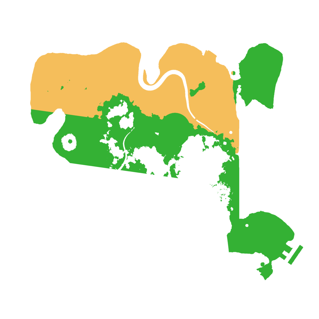 Biome Rust Map: Procedural Map, Size: 3000, Seed: 877552661
