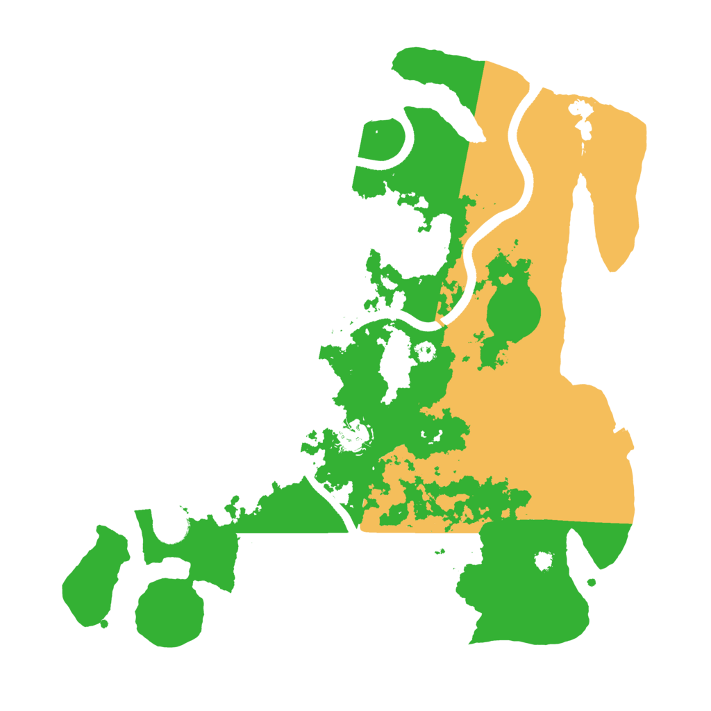 Biome Rust Map: Procedural Map, Size: 3500, Seed: 428819286
