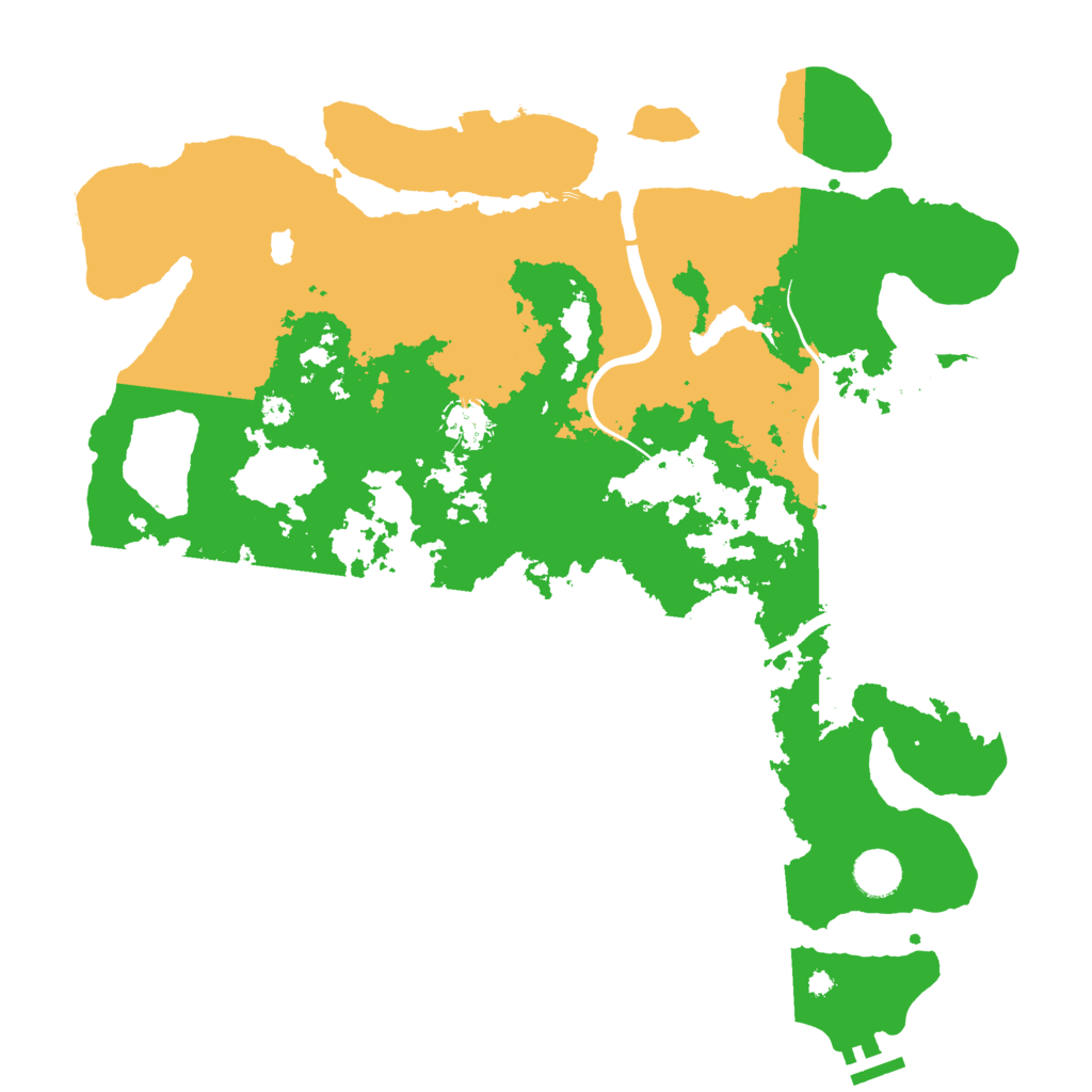 Biome Rust Map: Procedural Map, Size: 4000, Seed: 1051408561