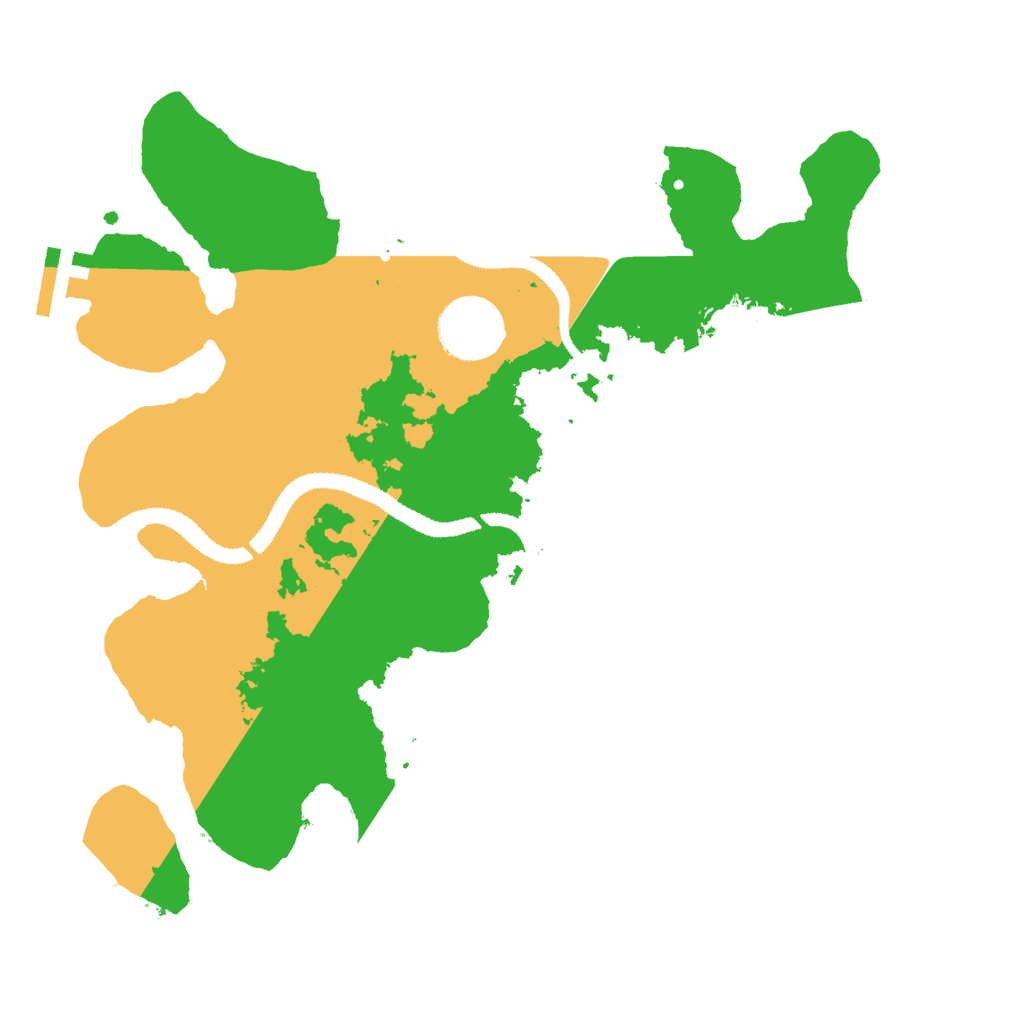 Biome Rust Map: Procedural Map, Size: 3000, Seed: 440414039