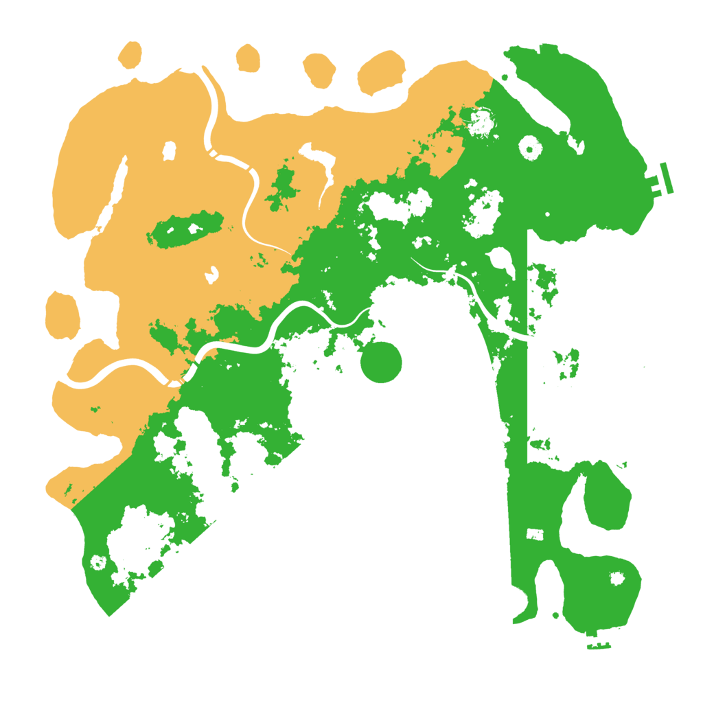 Biome Rust Map: Procedural Map, Size: 4500, Seed: 1883642944