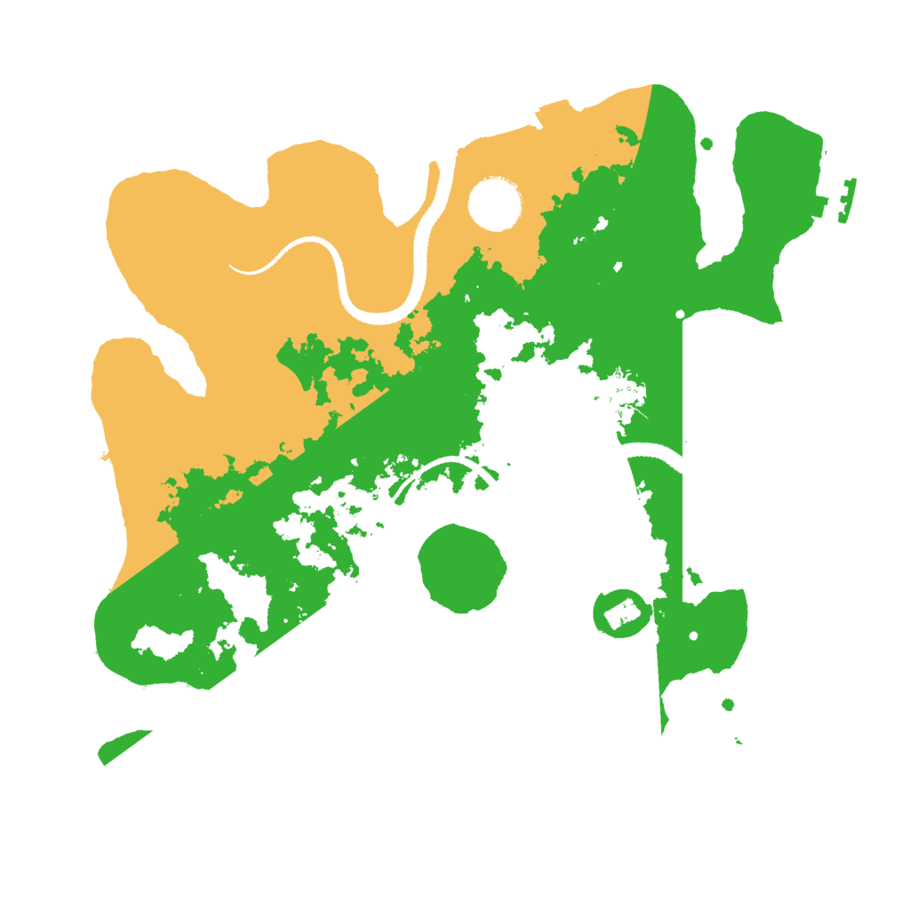 Biome Rust Map: Procedural Map, Size: 3000, Seed: 42224