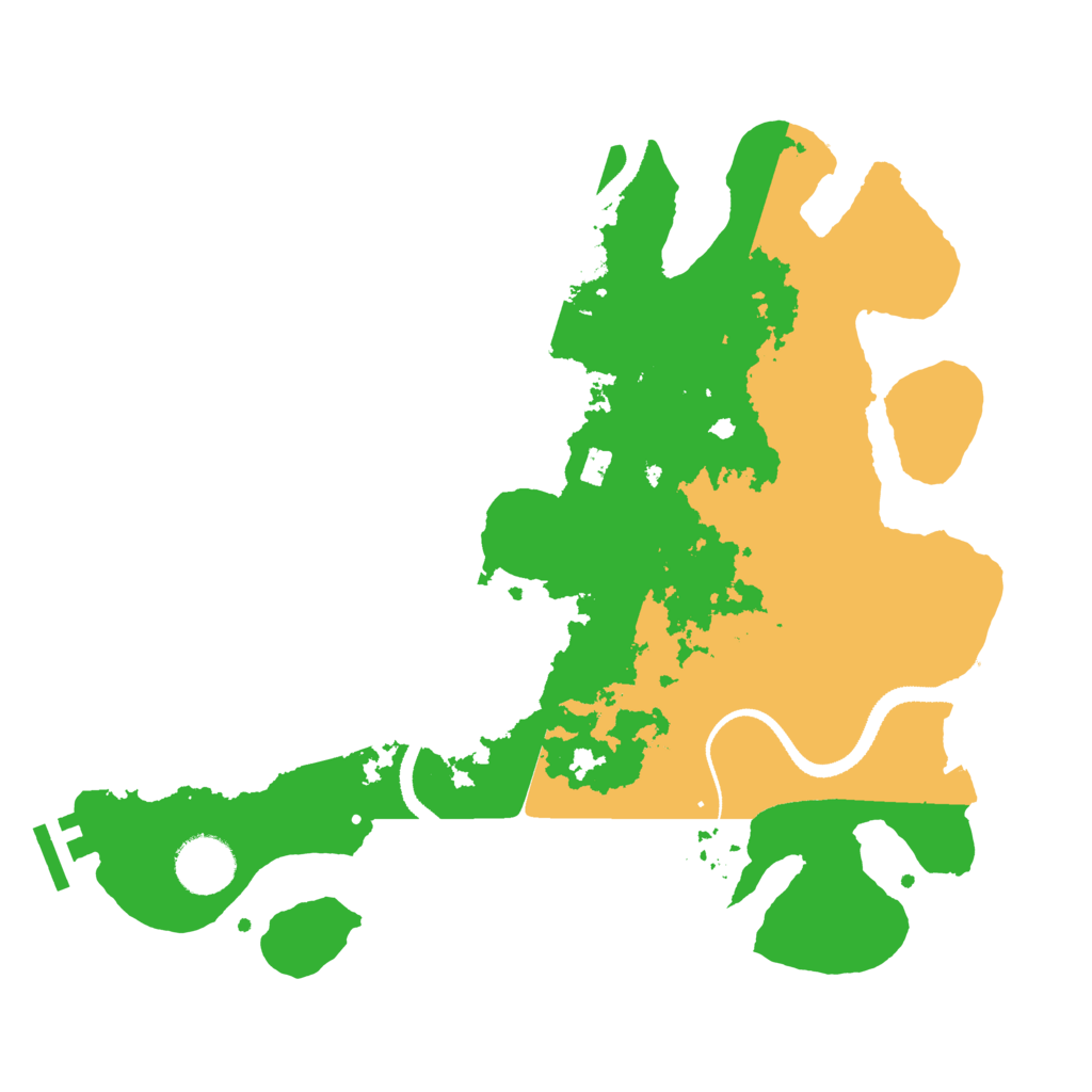 Biome Rust Map: Procedural Map, Size: 3250, Seed: 738315131