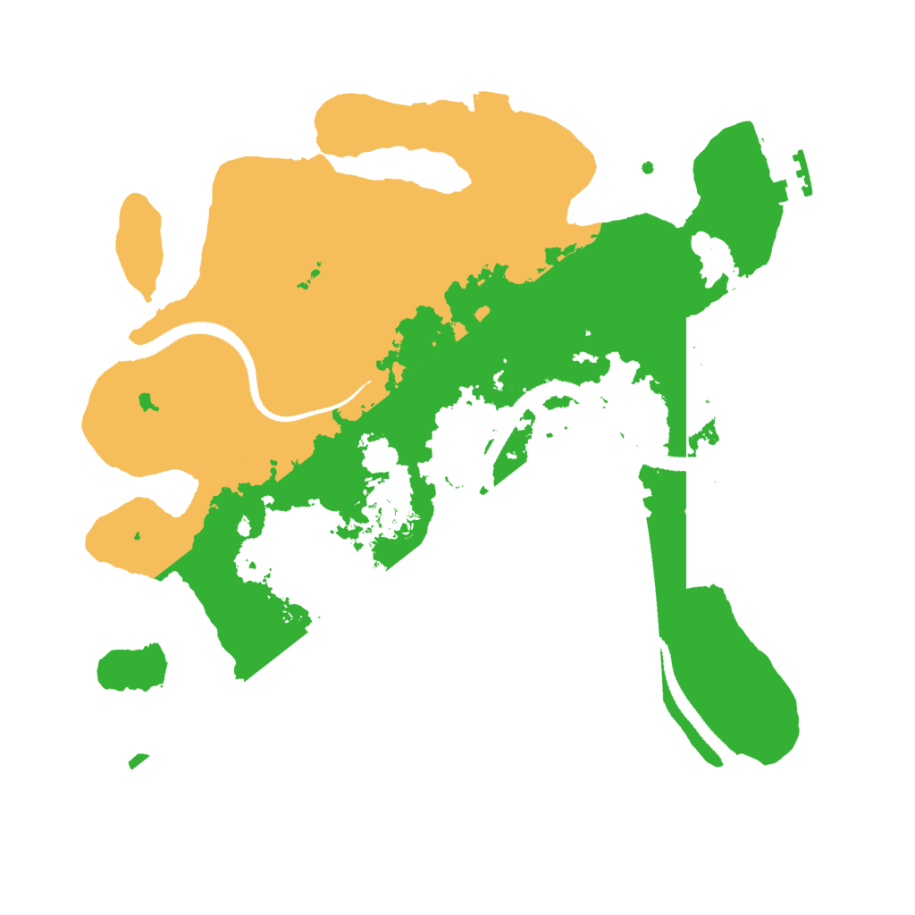 Biome Rust Map: Procedural Map, Size: 3000, Seed: 597413