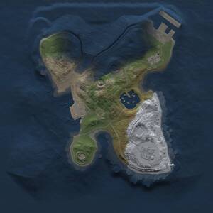 Thumbnail Rust Map: Procedural Map, Size: 1742, Seed: 1648485126, 5 Monuments