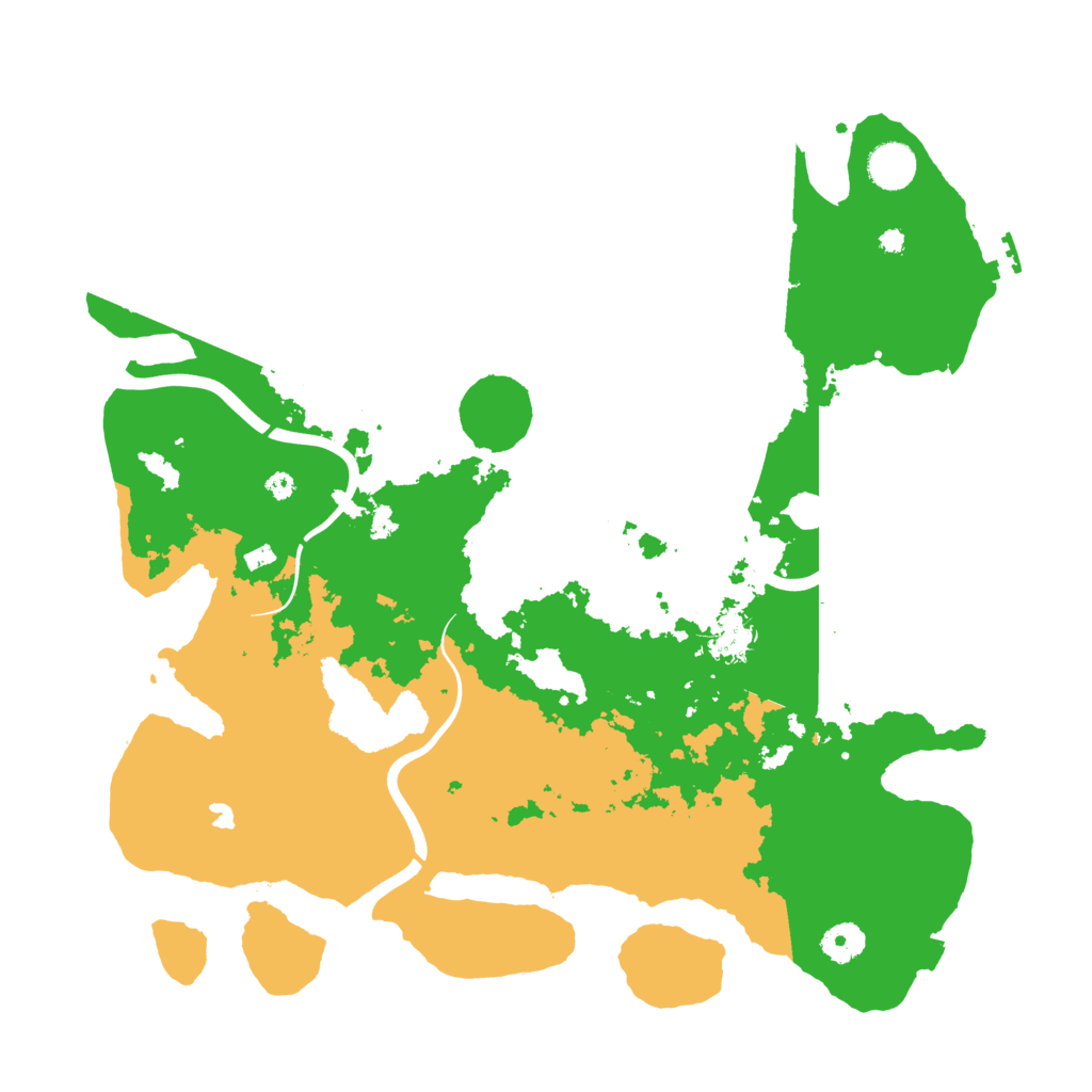 Biome Rust Map: Procedural Map, Size: 4000, Seed: 14343