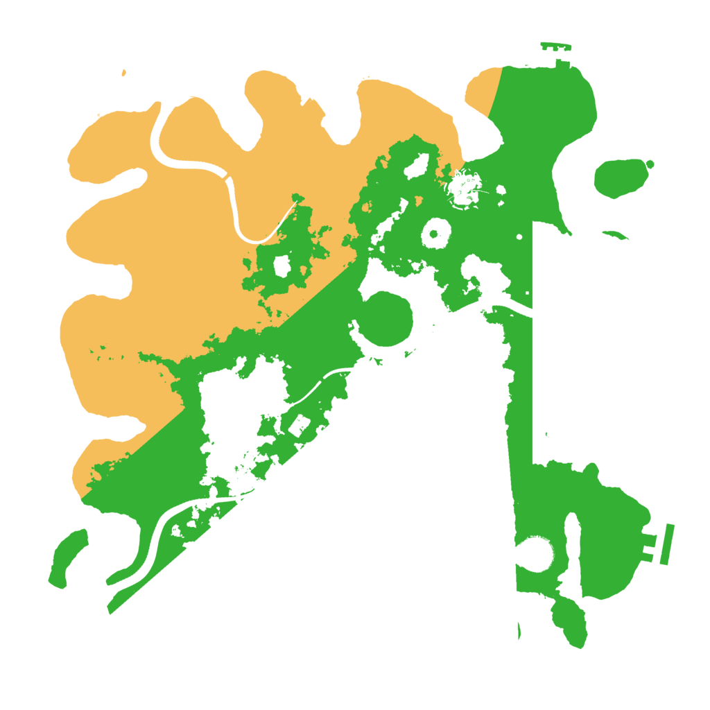 Biome Rust Map: Procedural Map, Size: 3500, Seed: 1951513392