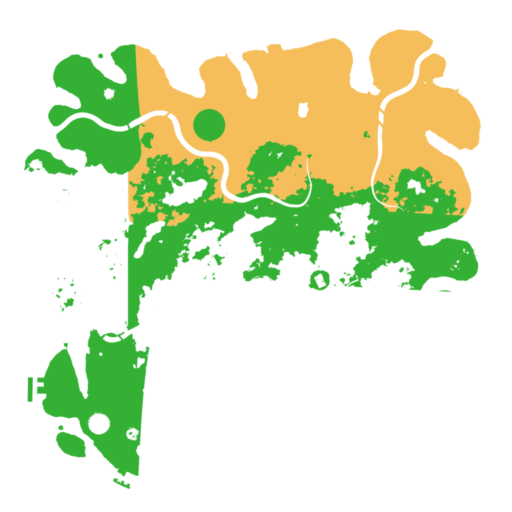 Biome Rust Map: Procedural Map, Size: 4250, Seed: 385624990