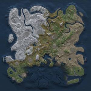 Thumbnail Rust Map: Procedural Map, Size: 4250, Seed: 1641555199, 17 Monuments