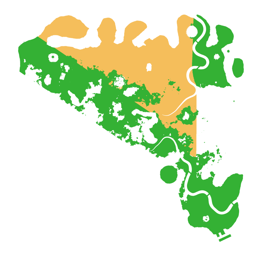 Biome Rust Map: Procedural Map, Size: 4096, Seed: 676926512