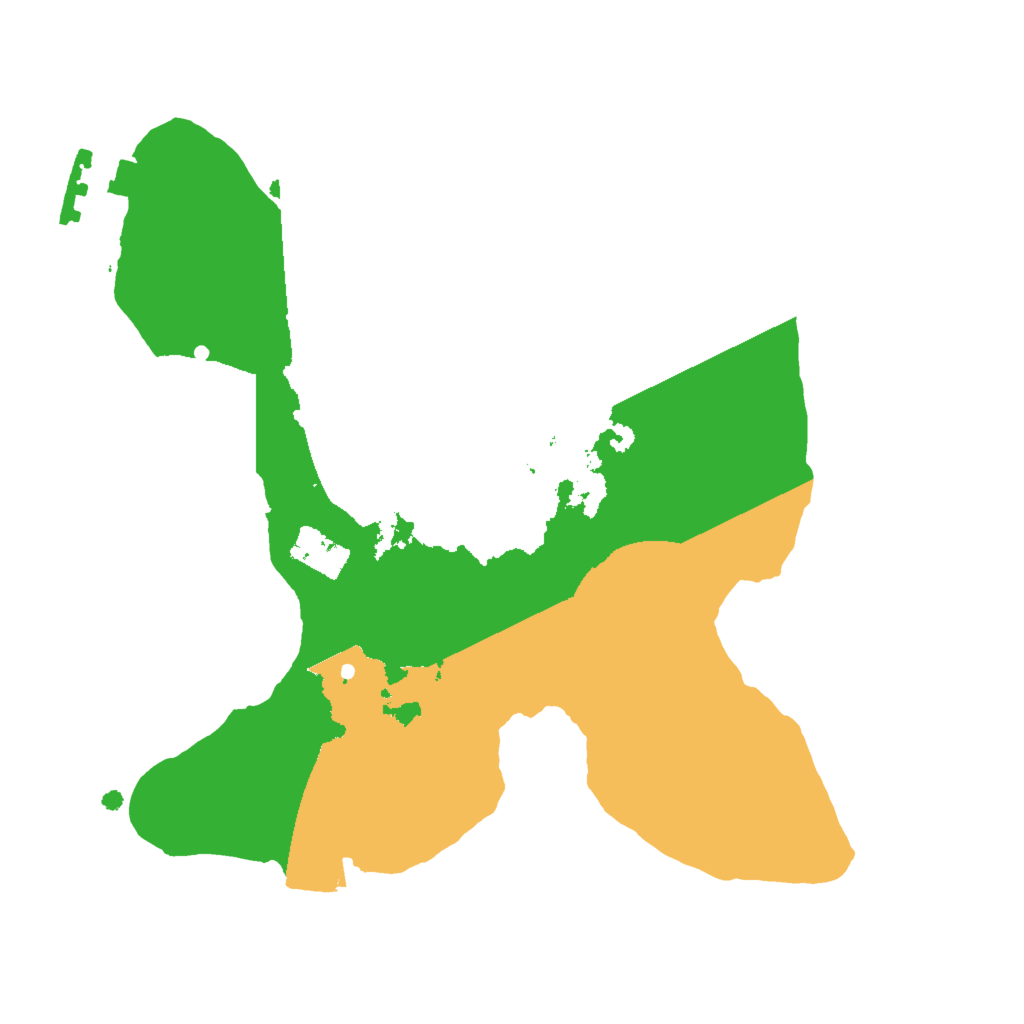 Biome Rust Map: Procedural Map, Size: 2000, Seed: 1445339684