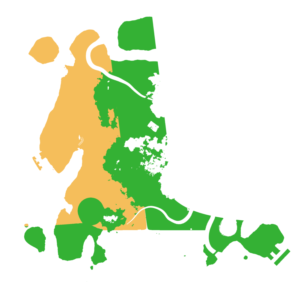 Biome Rust Map: Procedural Map, Size: 3100, Seed: 285177332