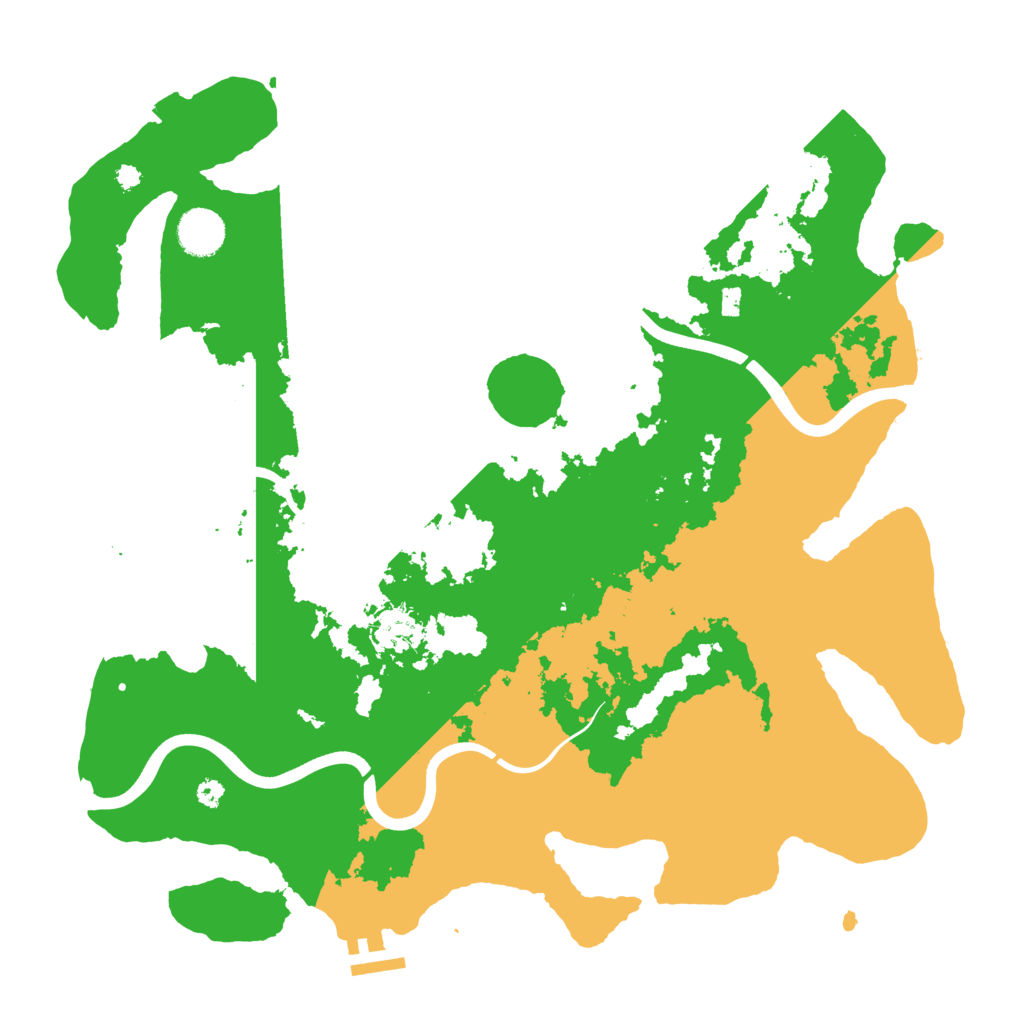 Biome Rust Map: Procedural Map, Size: 3800, Seed: 1496139203