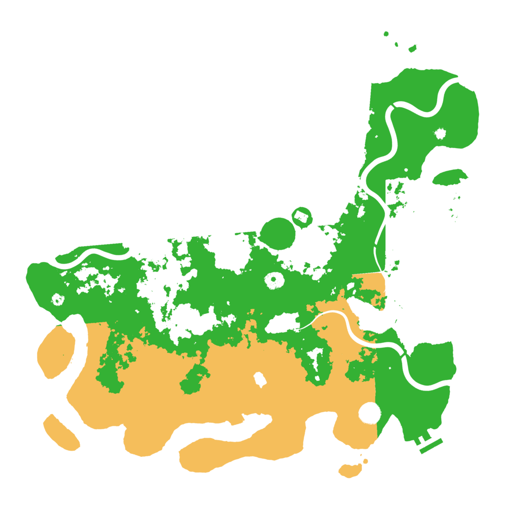 Biome Rust Map: Procedural Map, Size: 4200, Seed: 1634212389