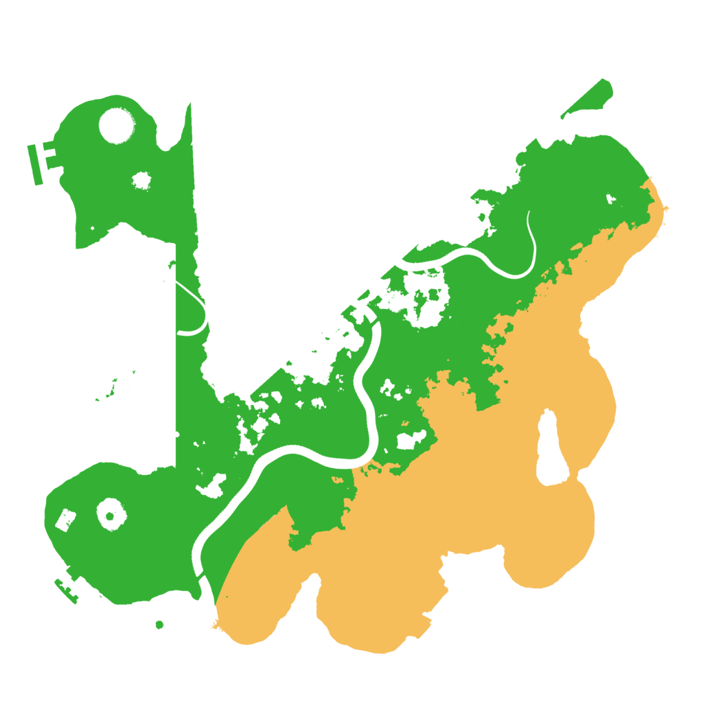 Biome Rust Map: Procedural Map, Size: 3500, Seed: 1148334058